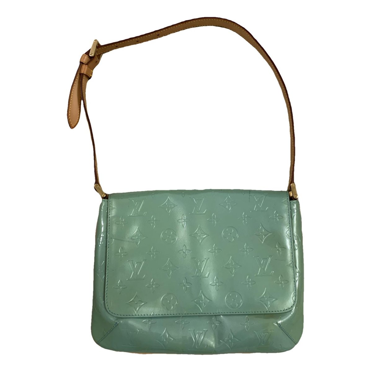 Thompson patent leather handbag