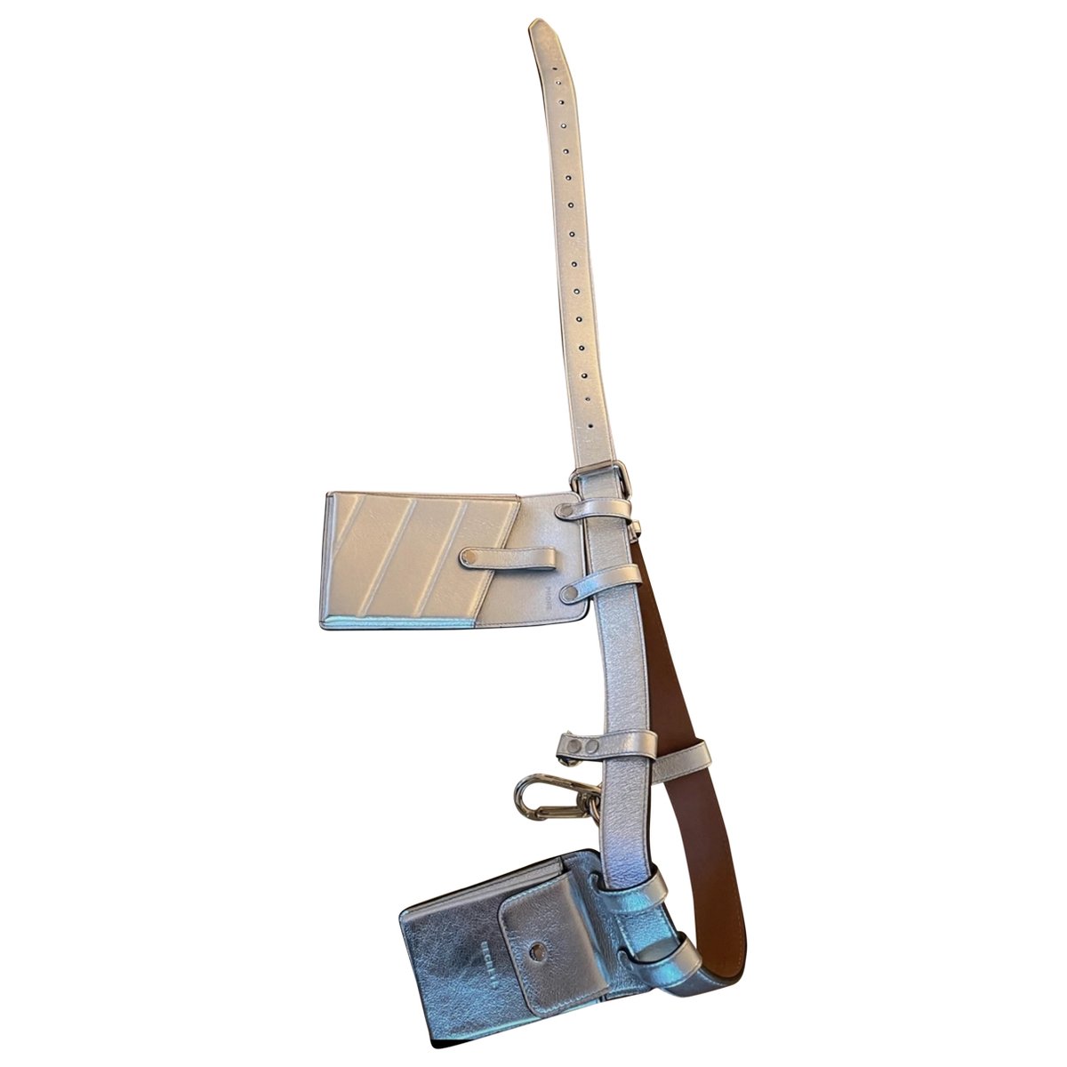 Baguette leather handbag