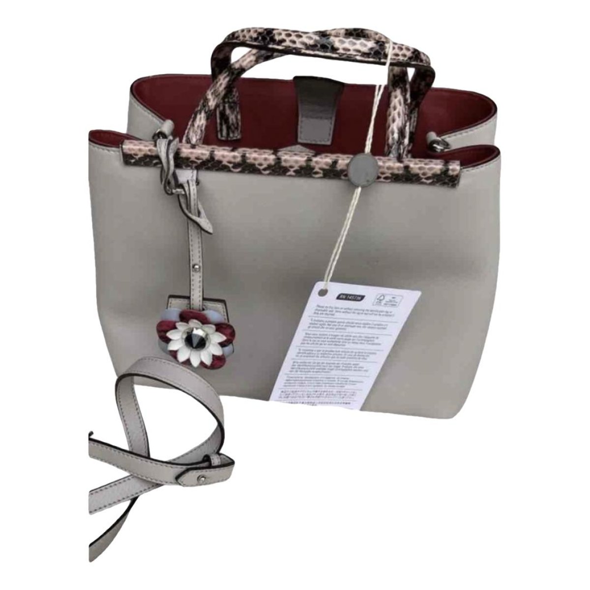 Dot Com leather handbag
