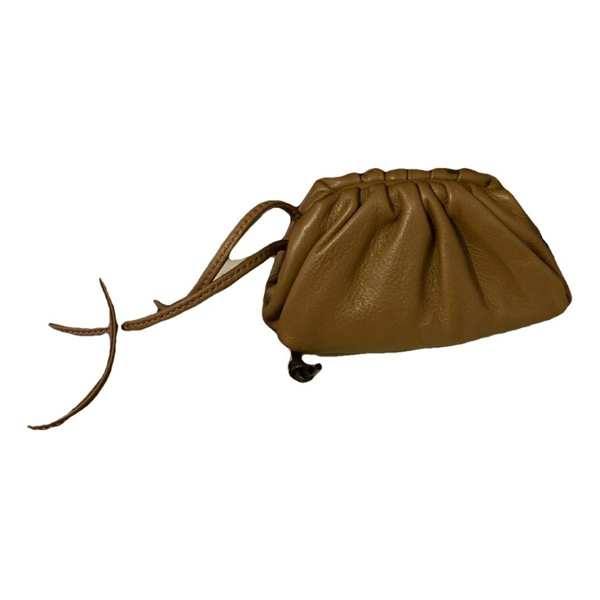Pouch leather handbag
