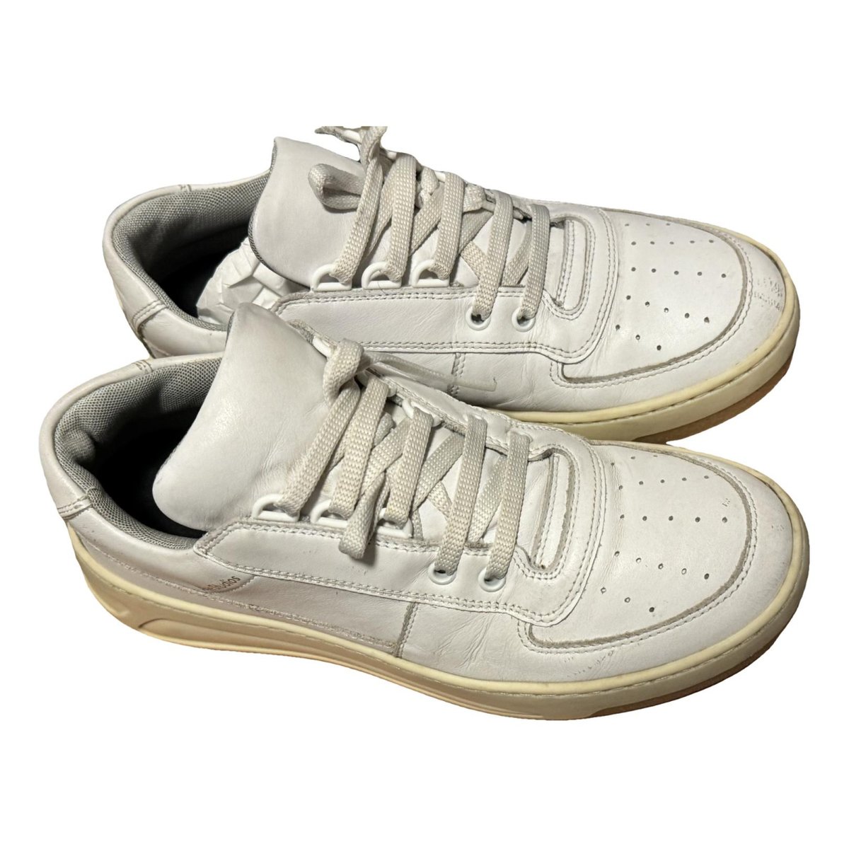 Steffey leather trainers