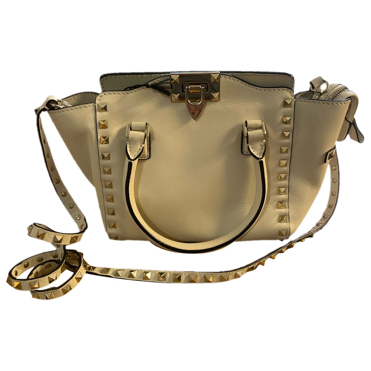 My Rockstud leather handbag