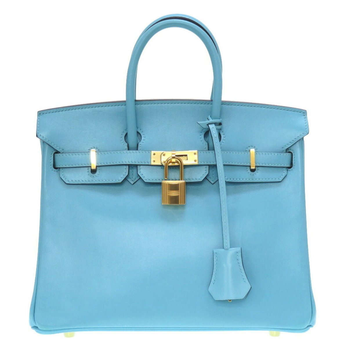 Birkin 25 leather handbag