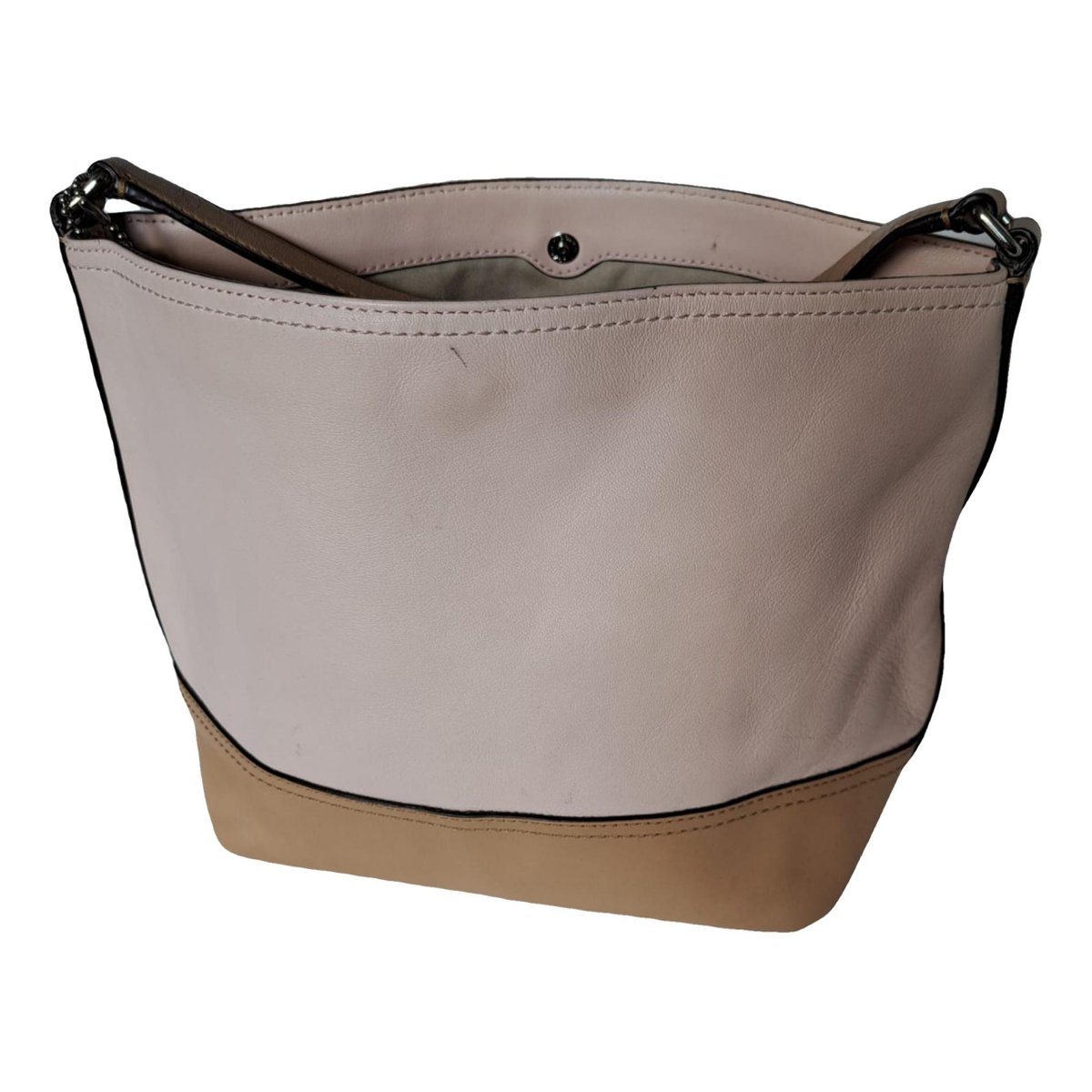 Abby duffle leather handbag