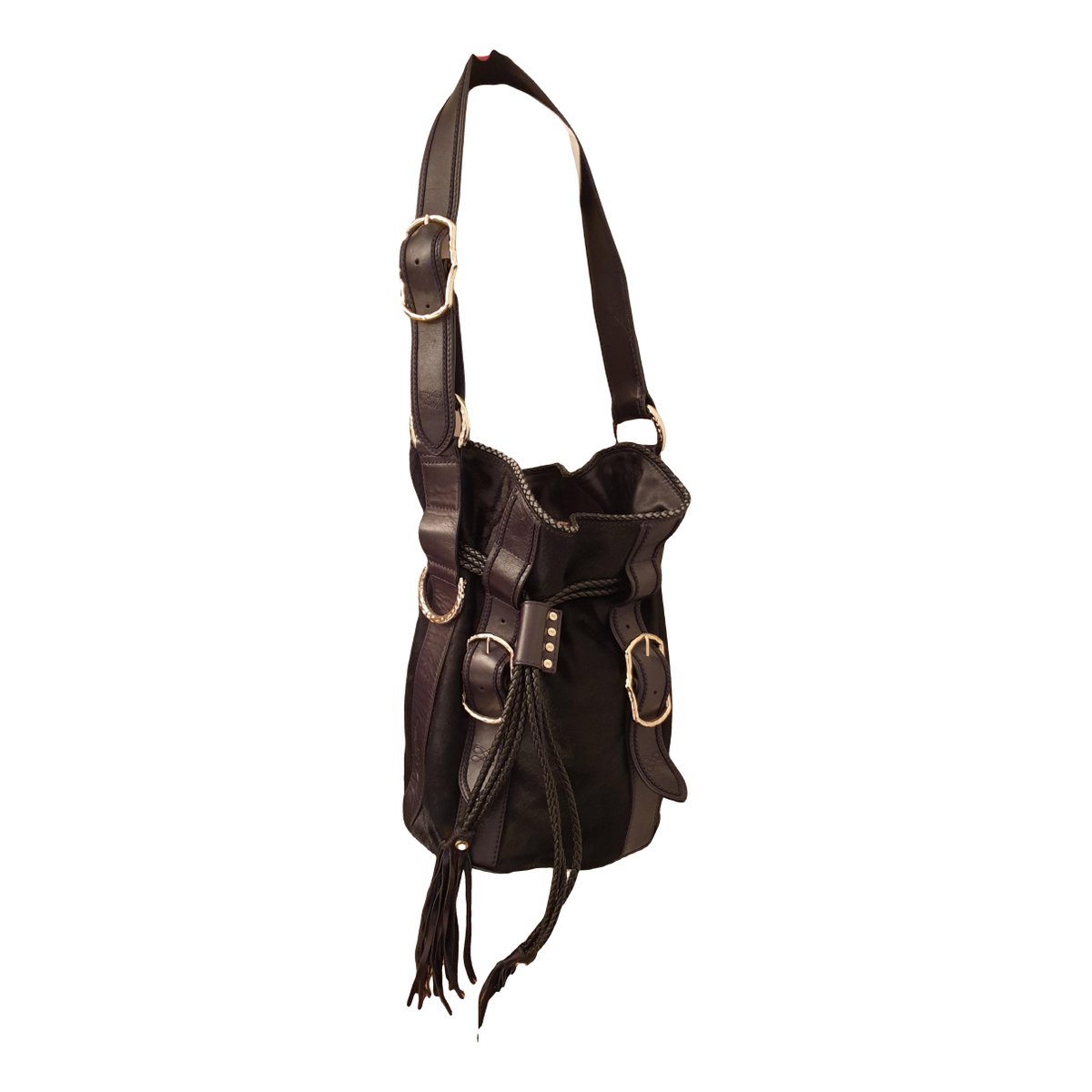 Elsa Sellier leather crossbody bag