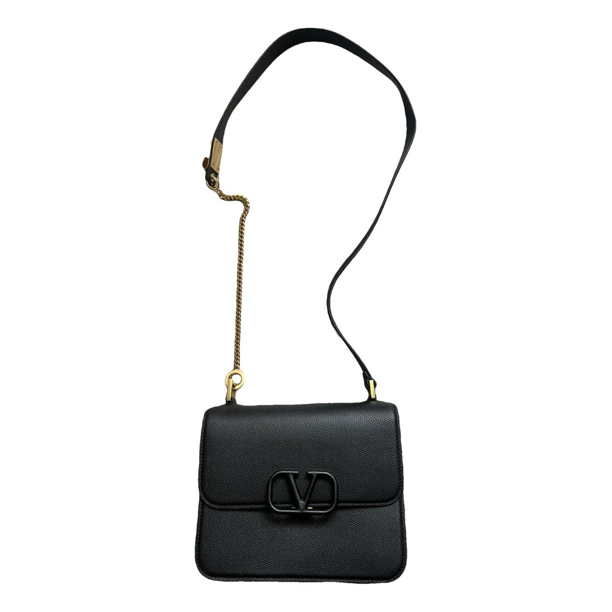 Stud Sign leather handbag