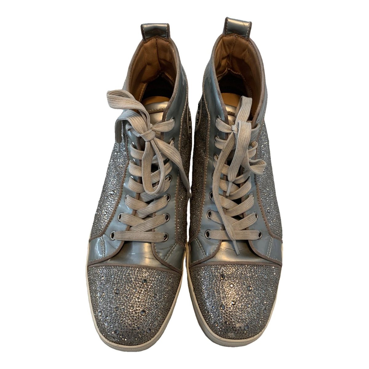 Krystal Sock glitter trainers