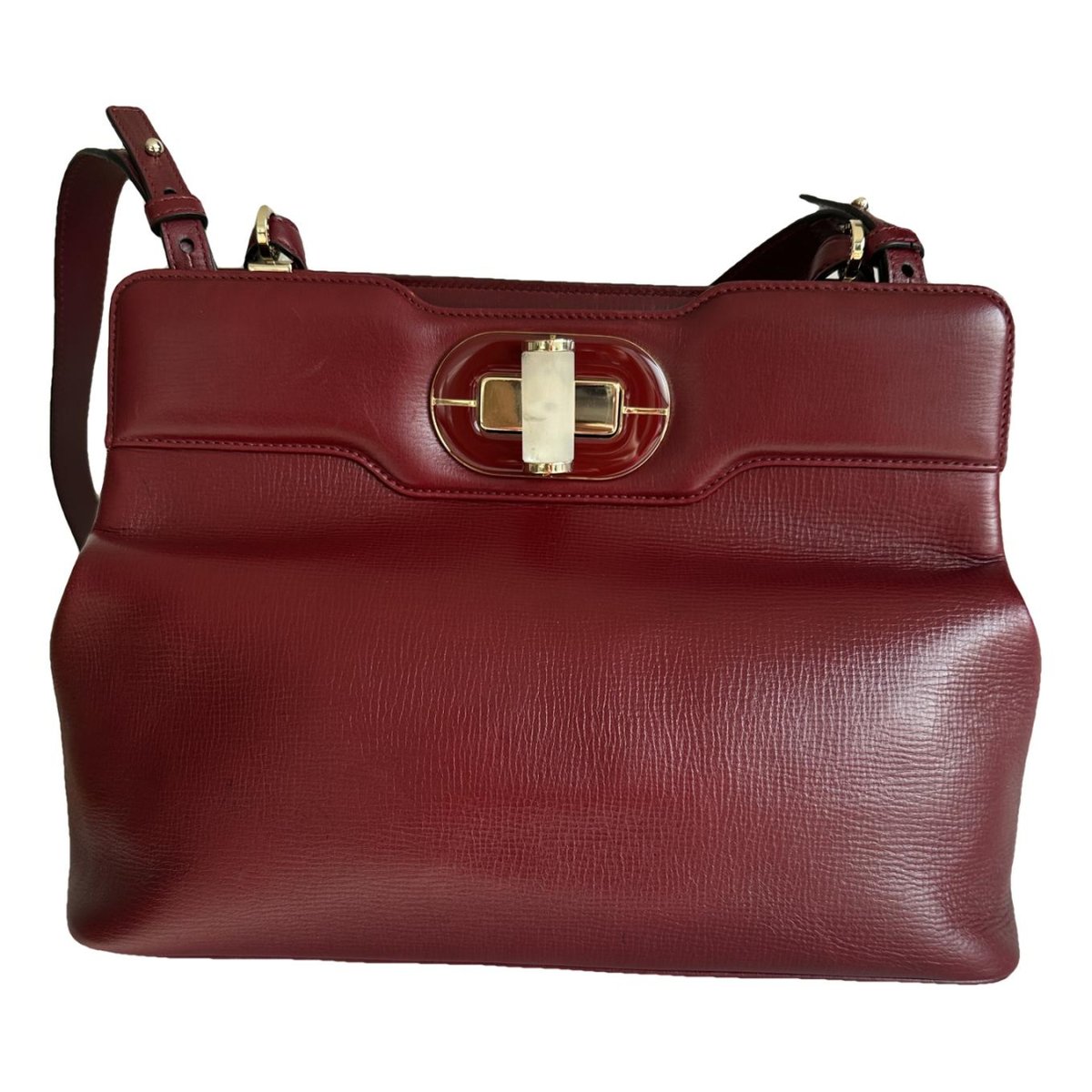 Isabella Rossellini leather handbag
