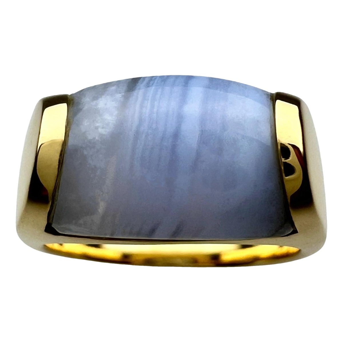 Tronchetto yellow gold ring