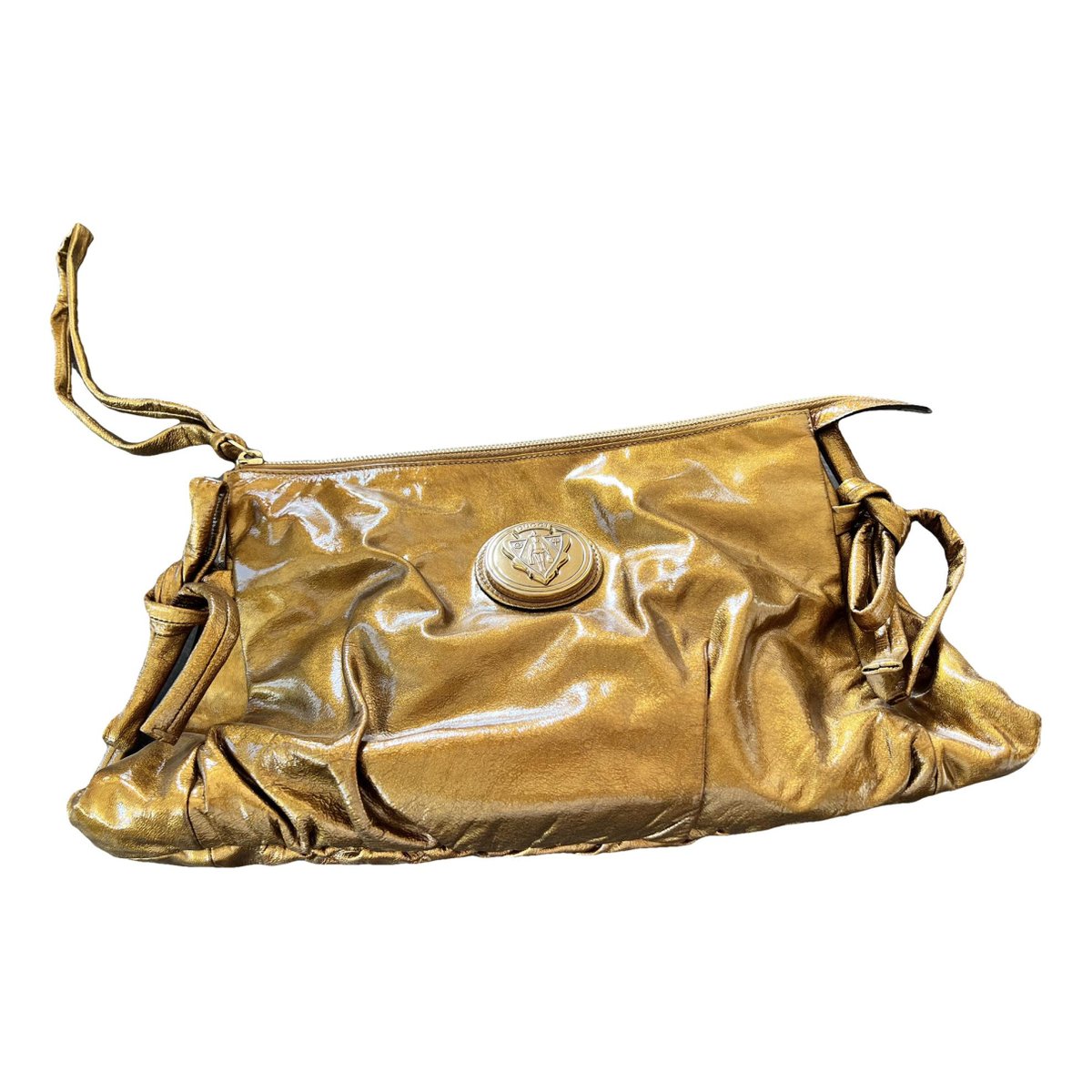 Hysteria patent leather clutch bag