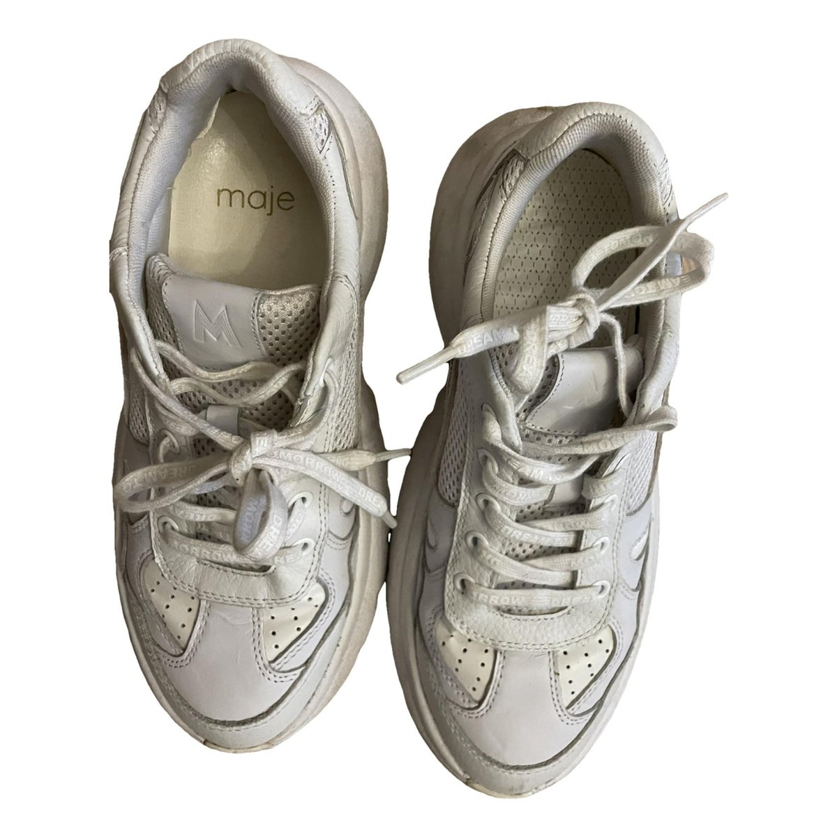 W20 leather trainers