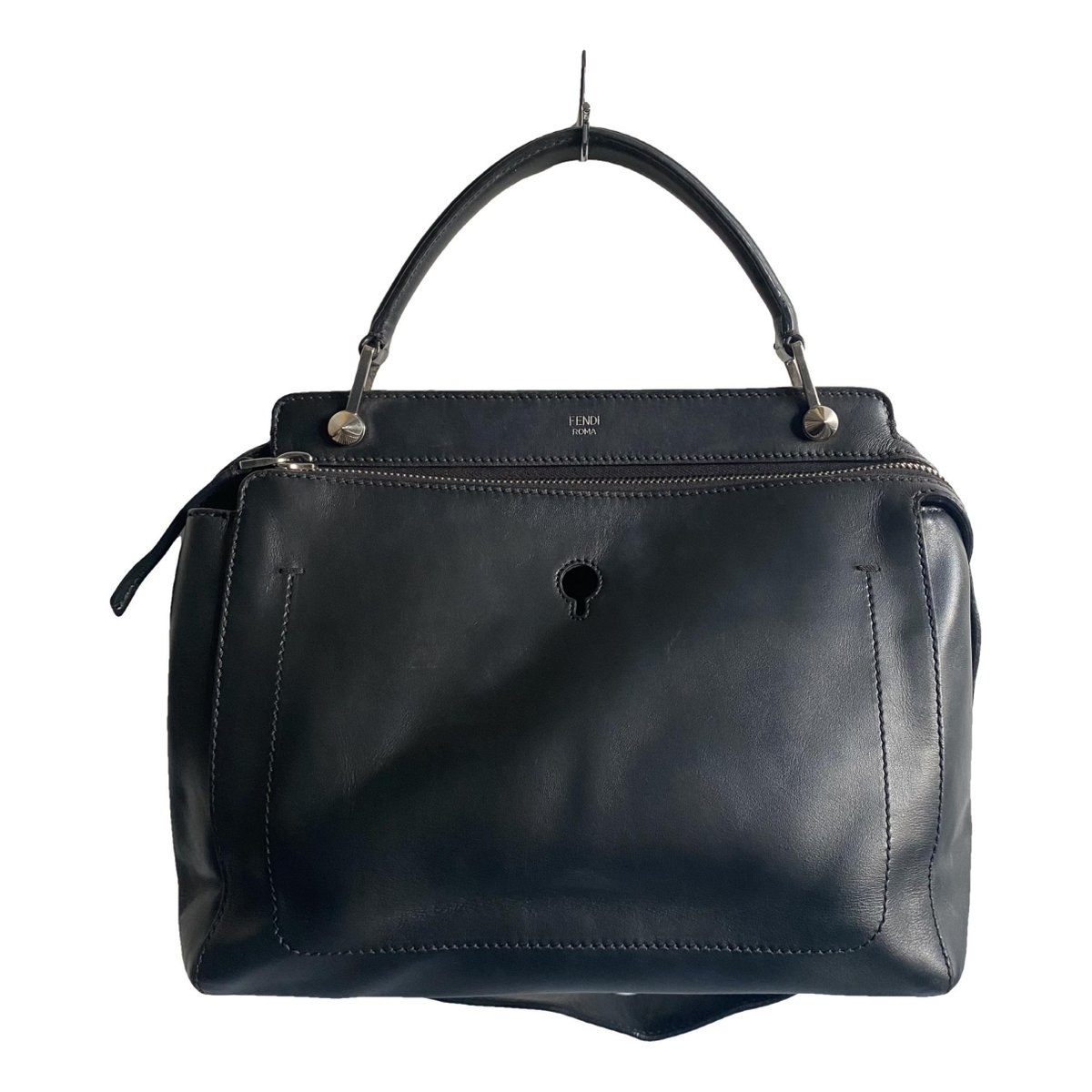 Dot Com leather handbag