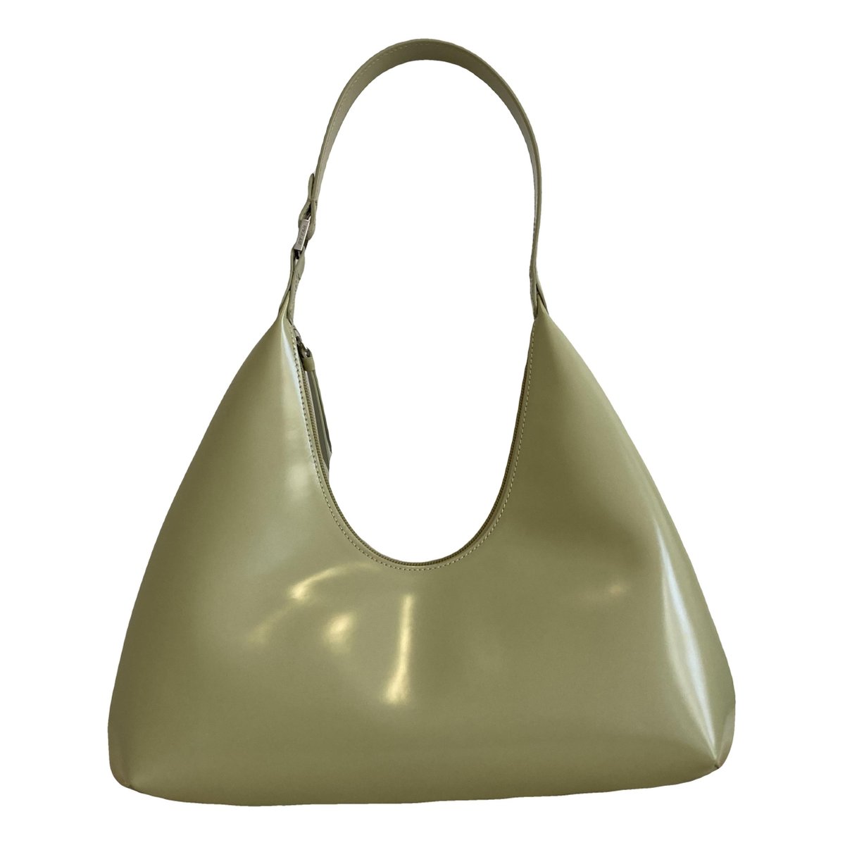 Amber leather handbag