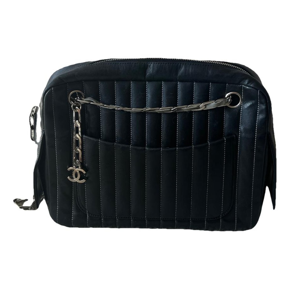 Camera leather handbag