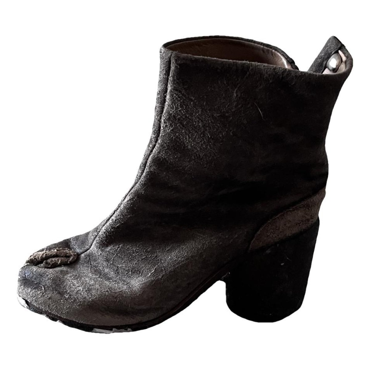 Tabi leather boots