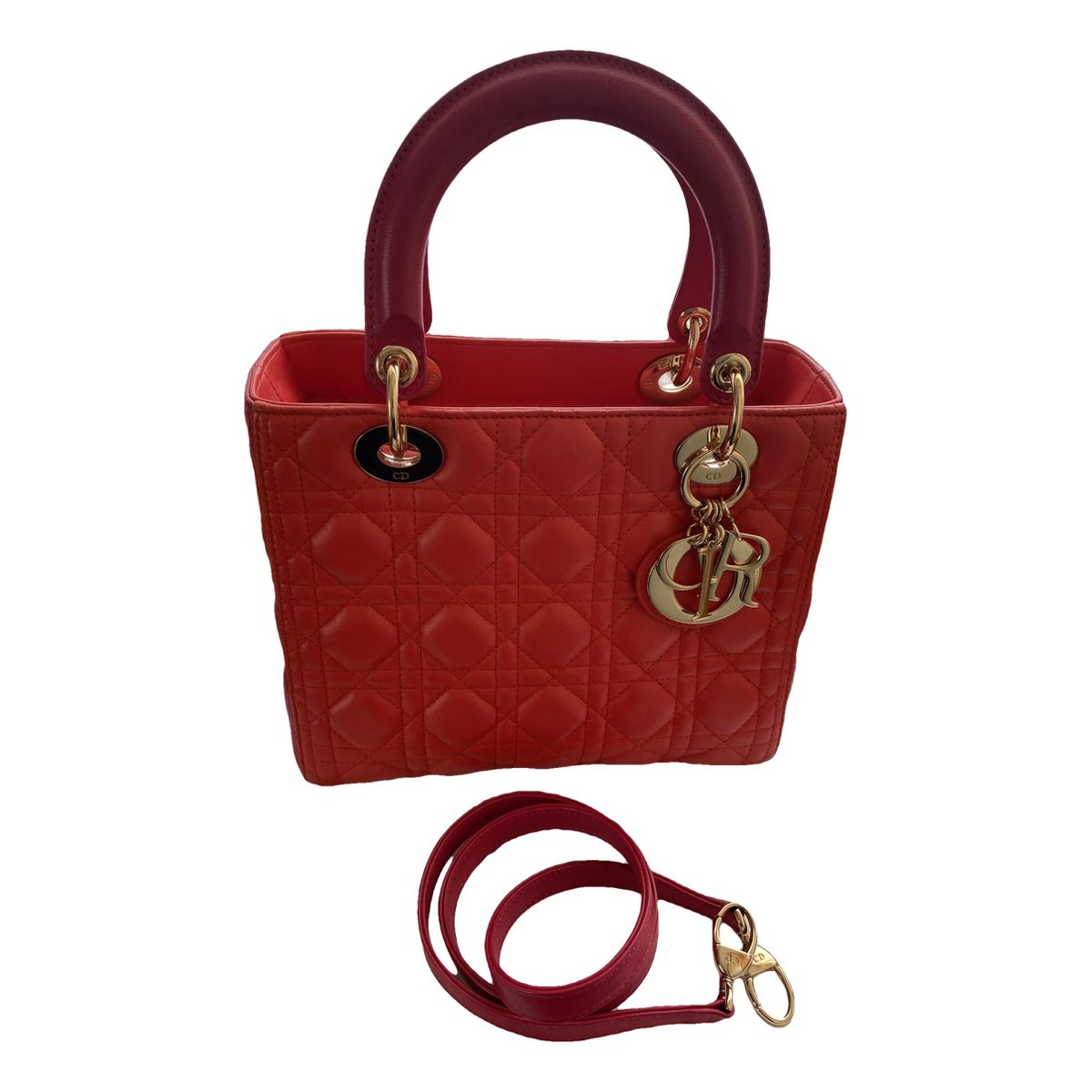 Lady Dior leather handbag