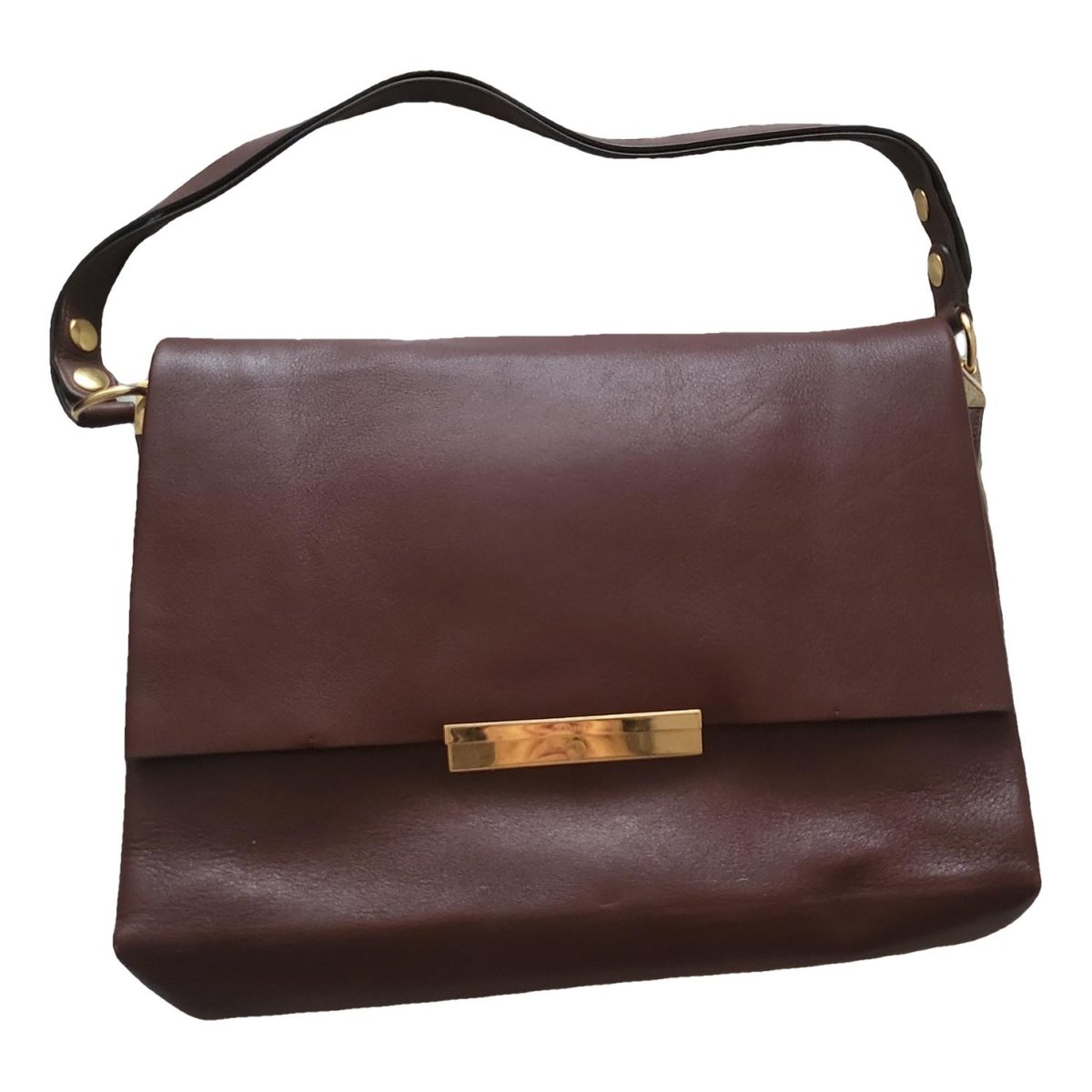 Blade leather handbag