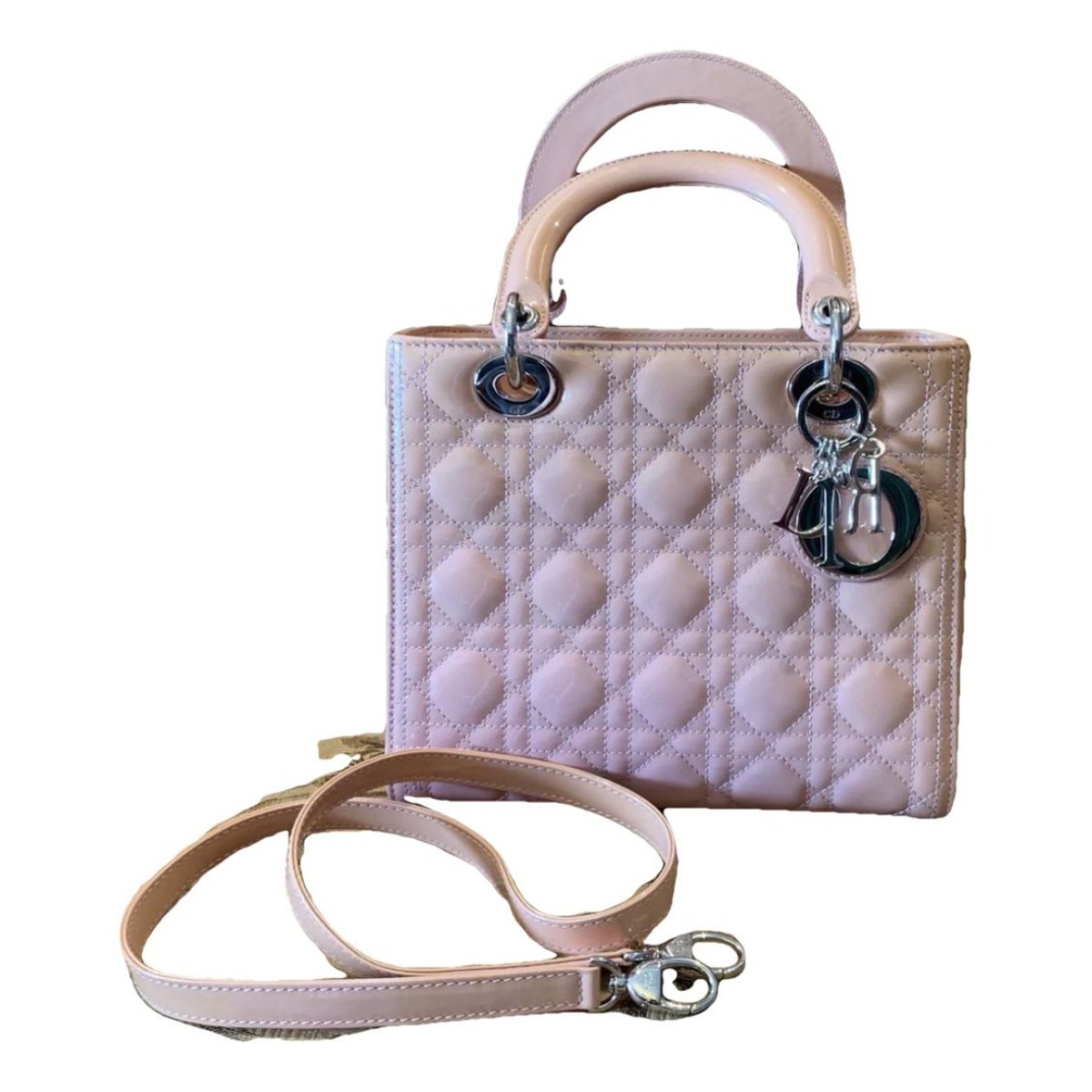 Lady Dior leather handbag