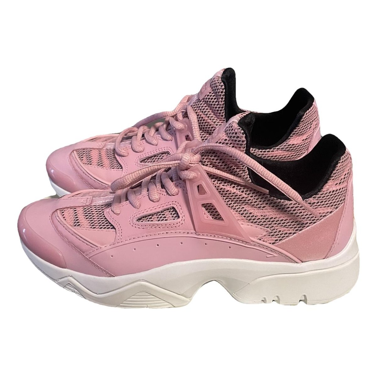 Sonic leather trainers