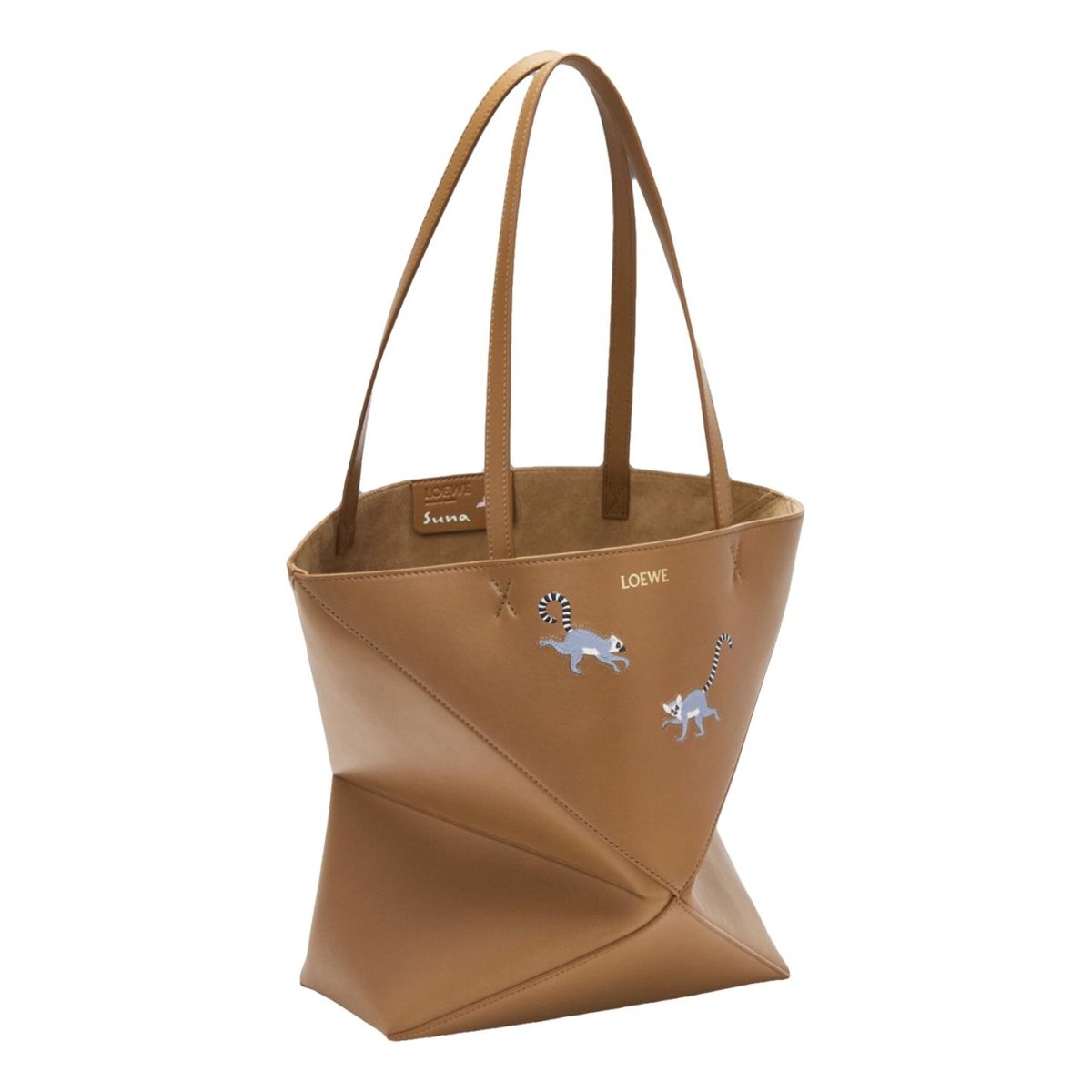 Puzzle Fold leather tote
