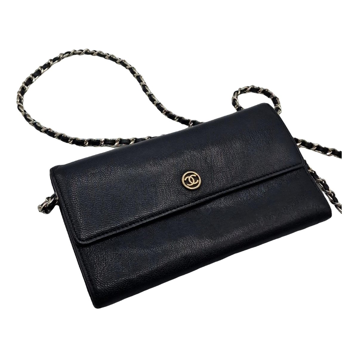 Vintage CC Chain leather crossbody bag
