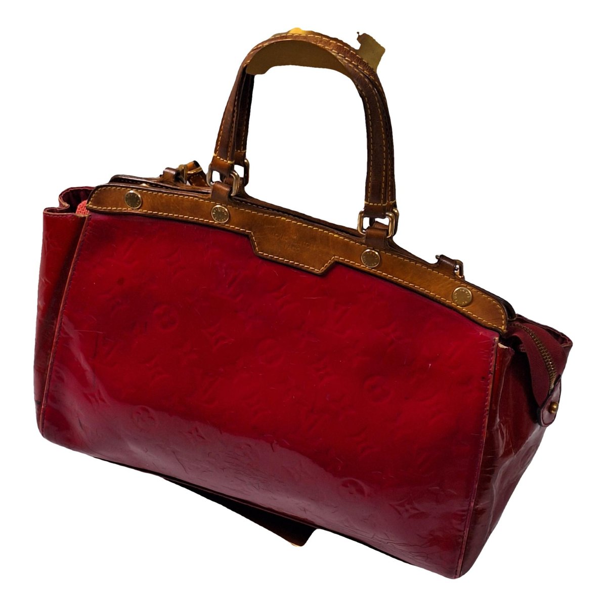 Bréa patent leather handbag