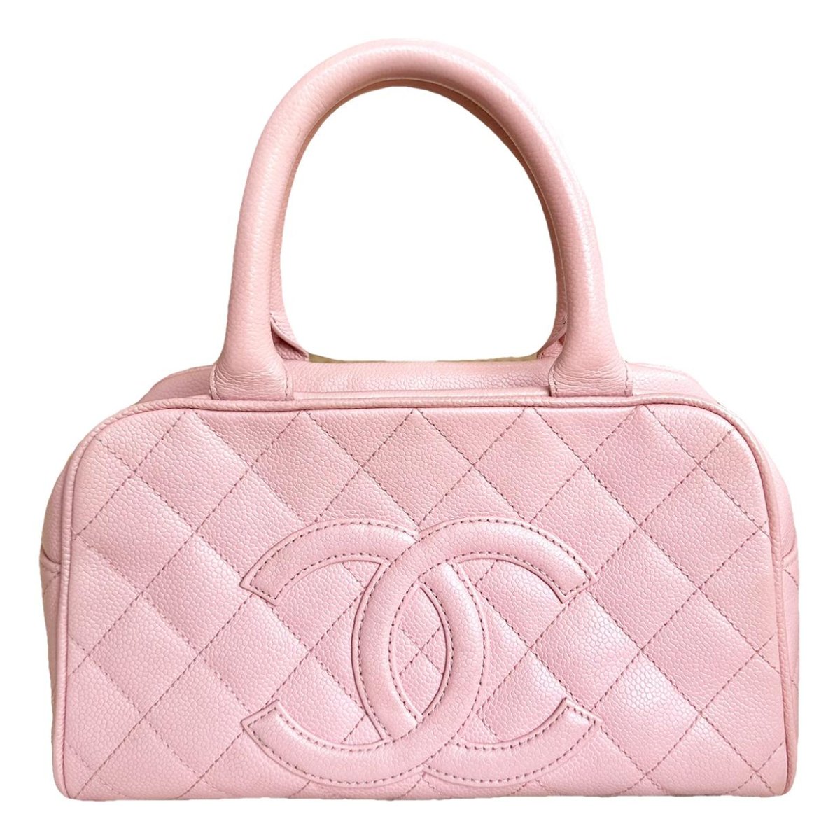 Bowling Bag leather handbag