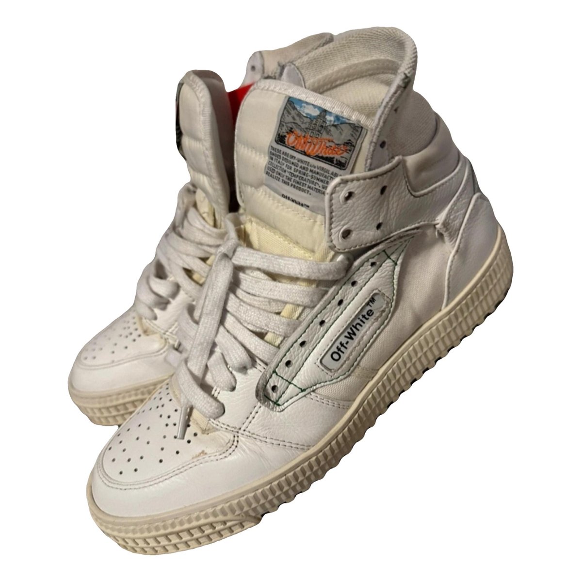 Off-Court leather trainers