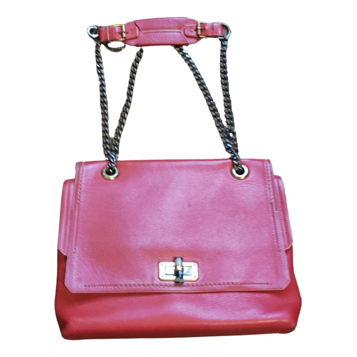 Happy leather handbag