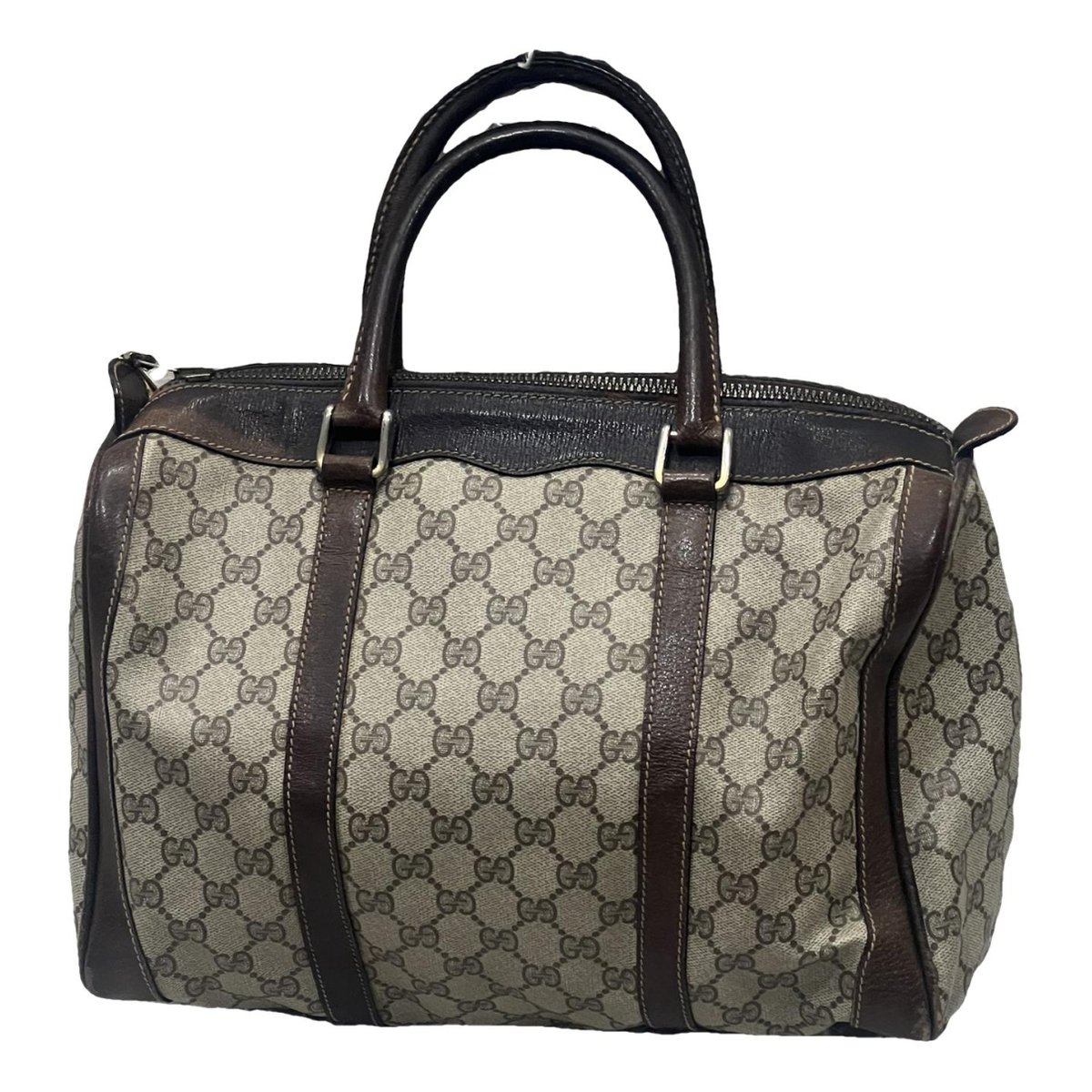 Boston leather handbag
