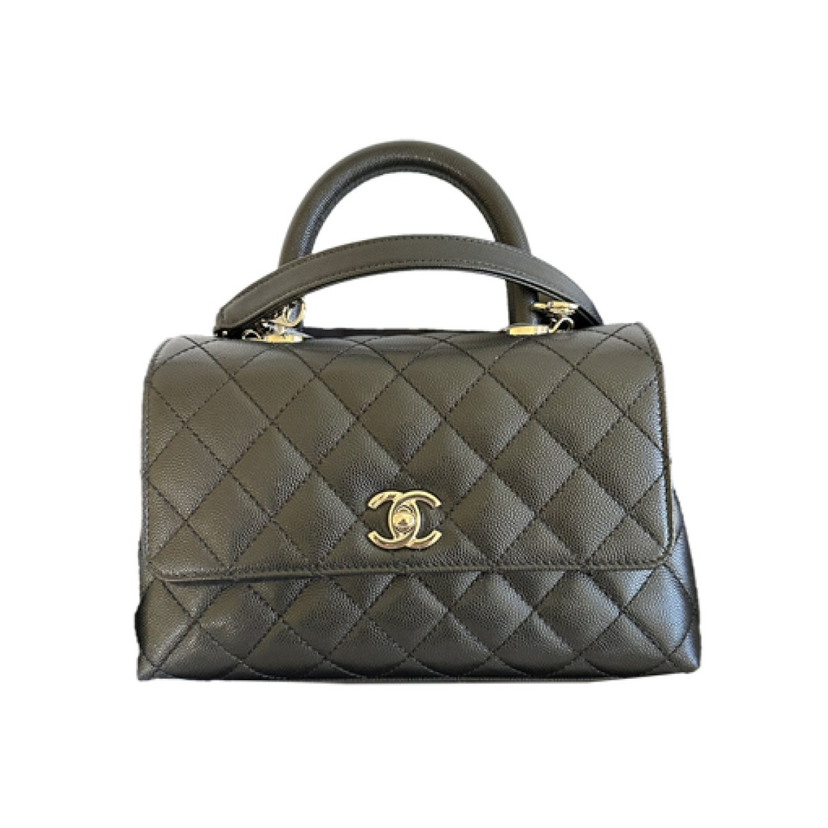 Coco Handle leather handbag