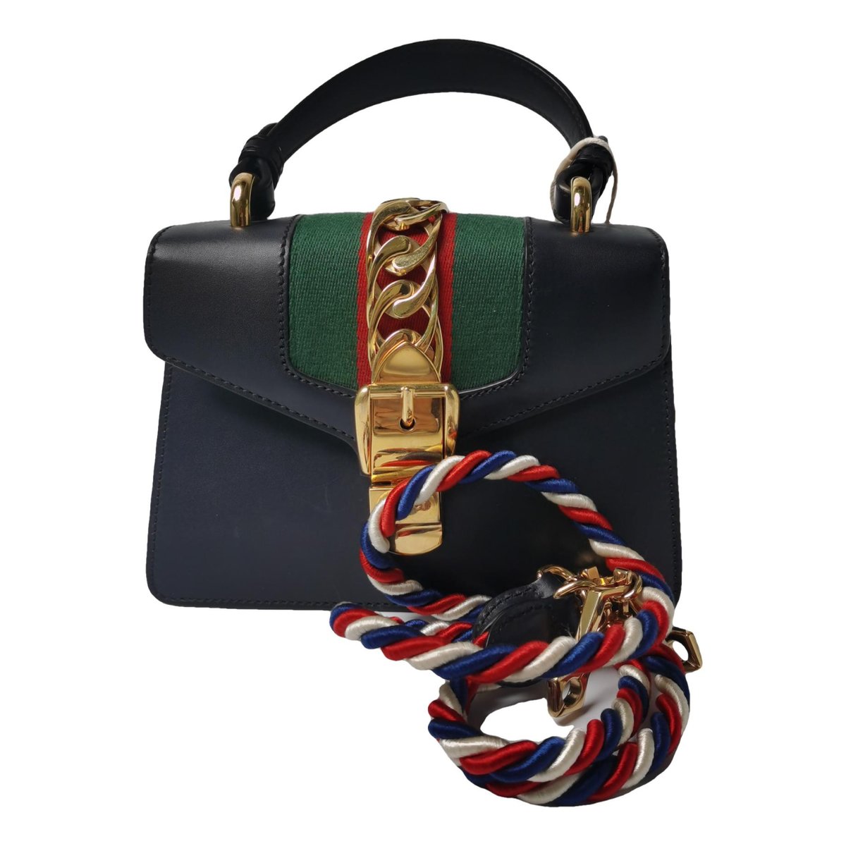 Sylvie Top Handle leather handbag