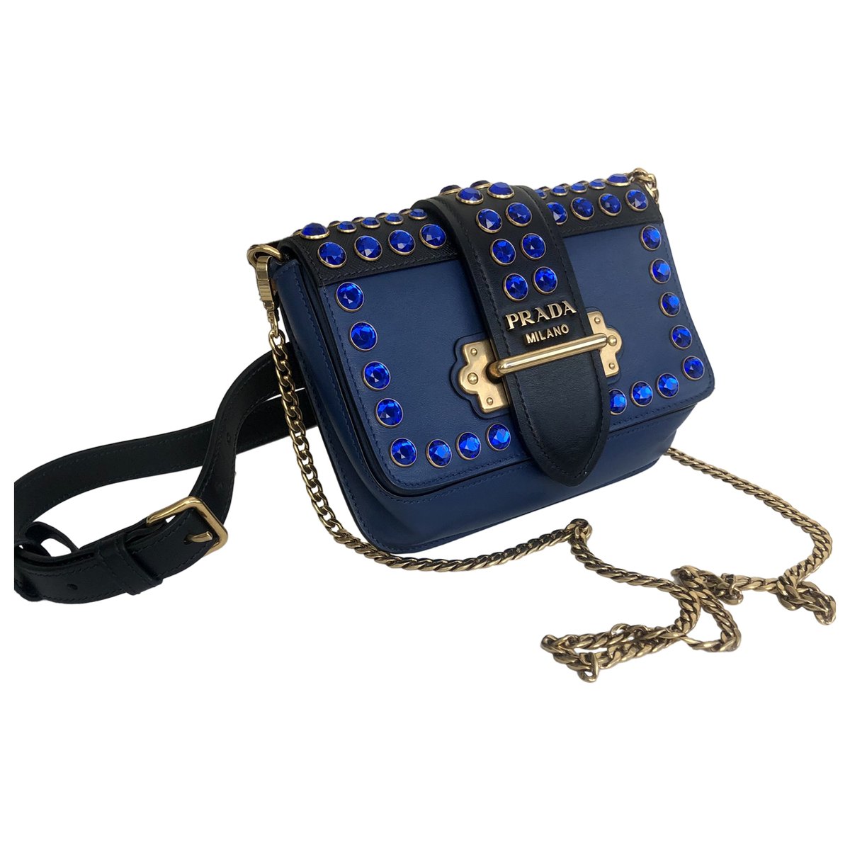 Cahier glitter crossbody bag