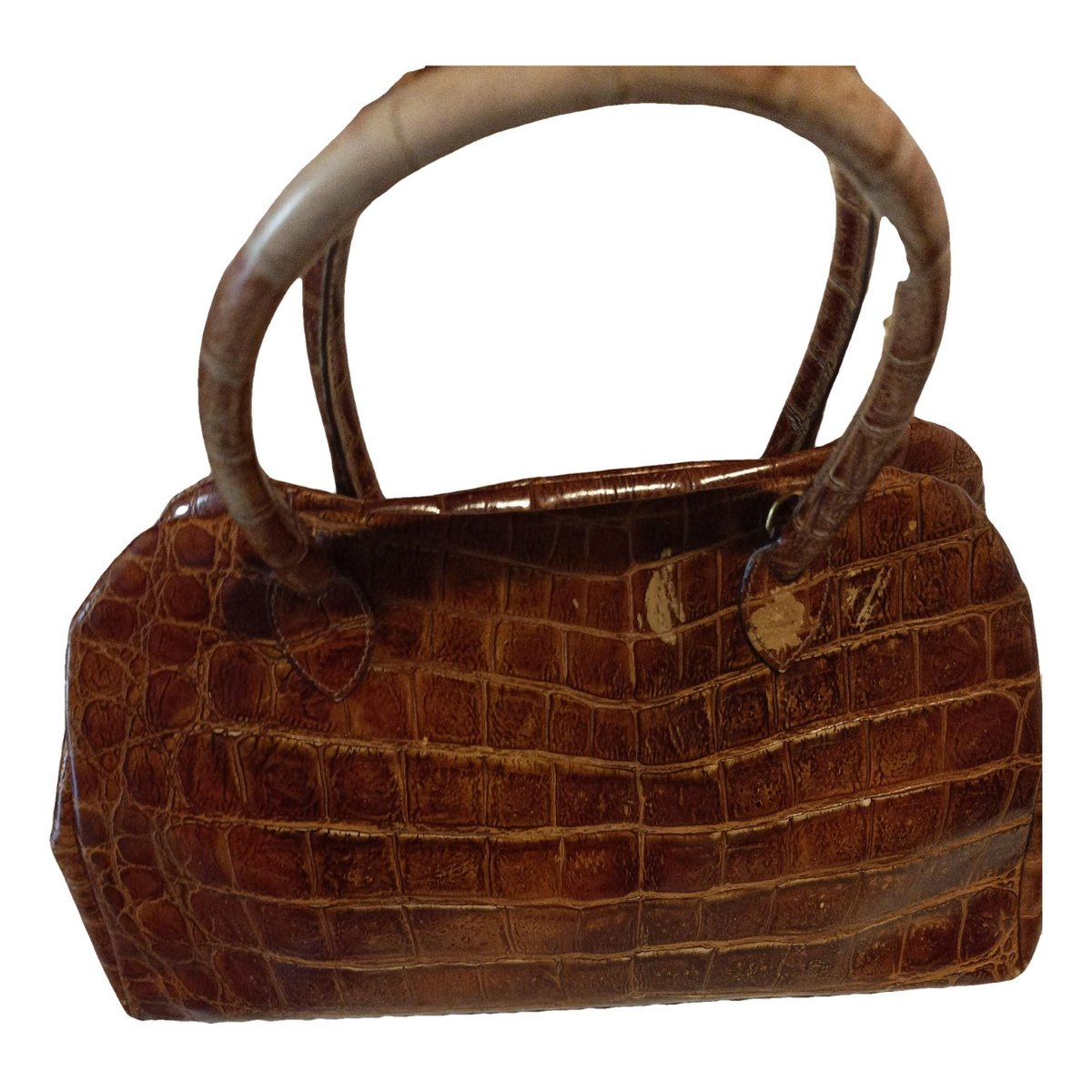 Chameleon vegan leather handbag