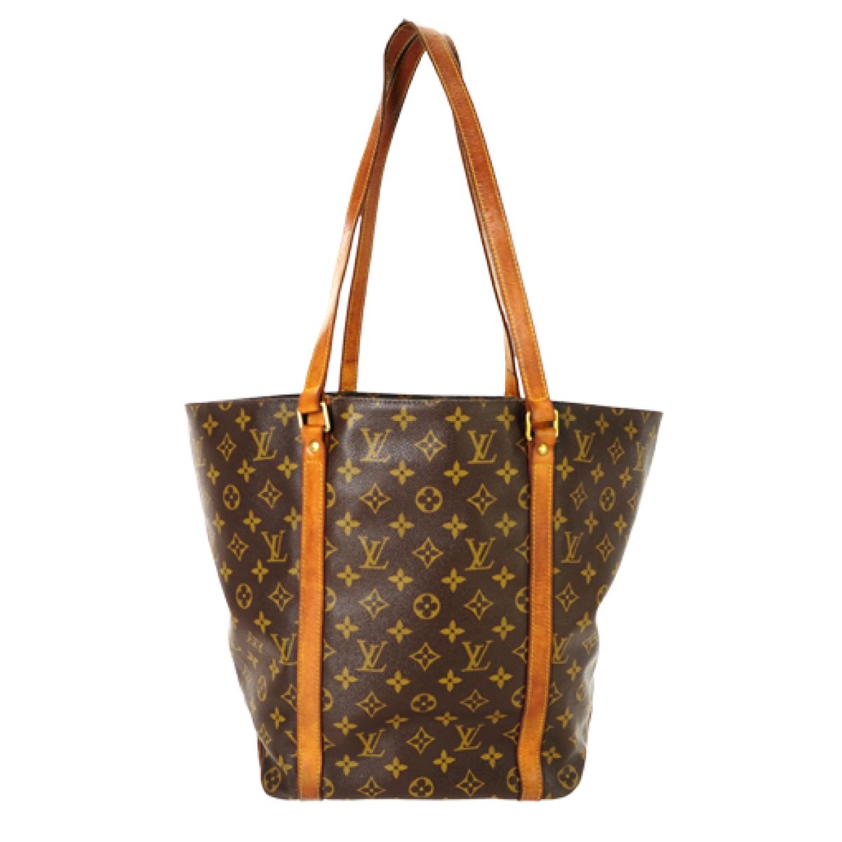 Shopping leather handbag