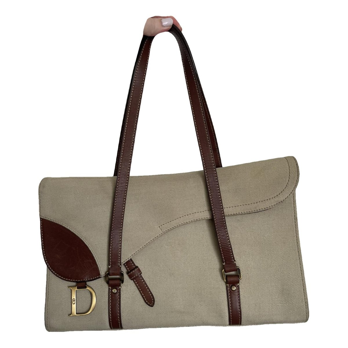 Saddle Vintage leather handbag