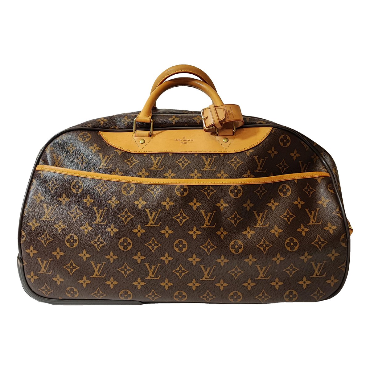 Eole leather travel bag