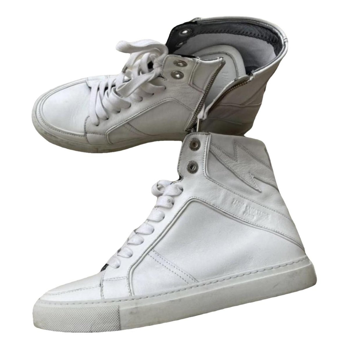 ZV1747 Flash leather trainers