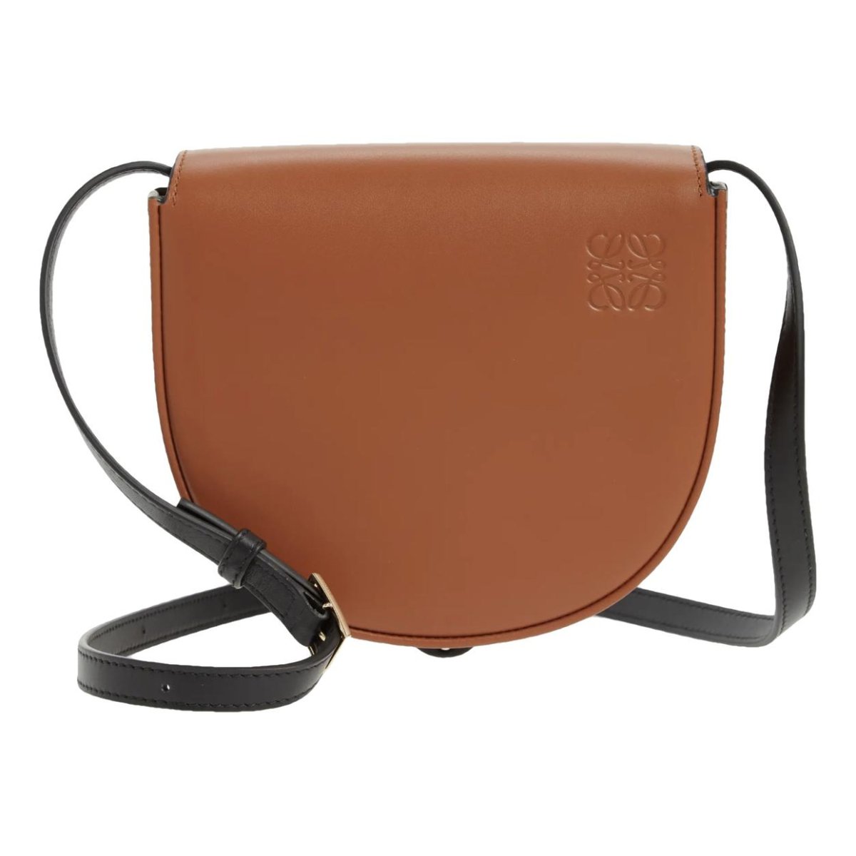 Heel leather crossbody bag