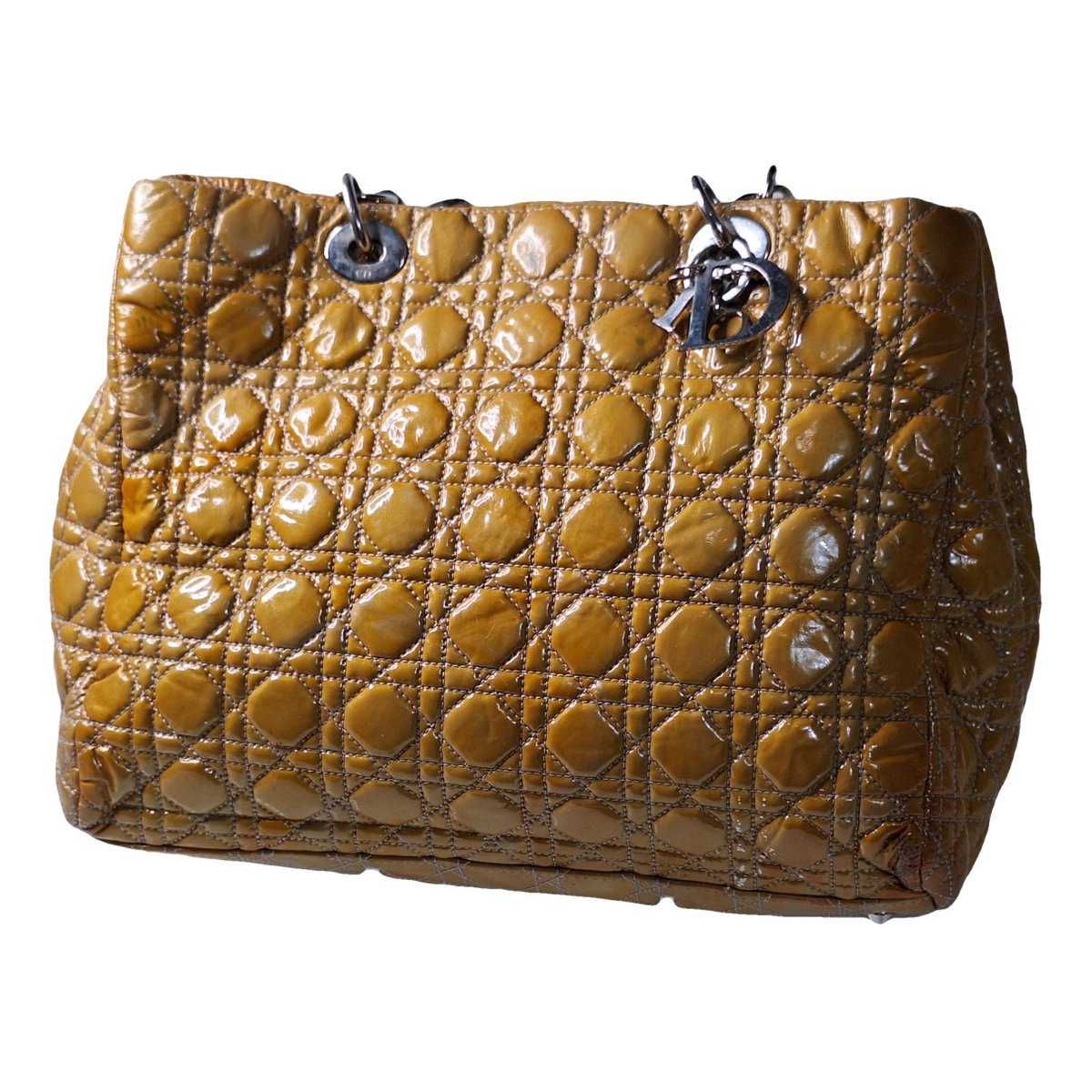 Dior Soft Shopping patent leather handbag