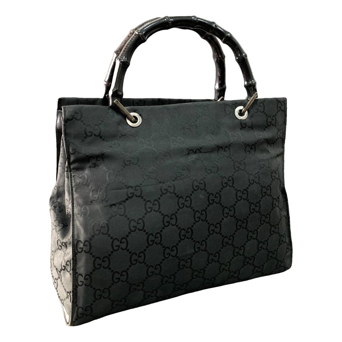Bamboo Top Handle cloth handbag