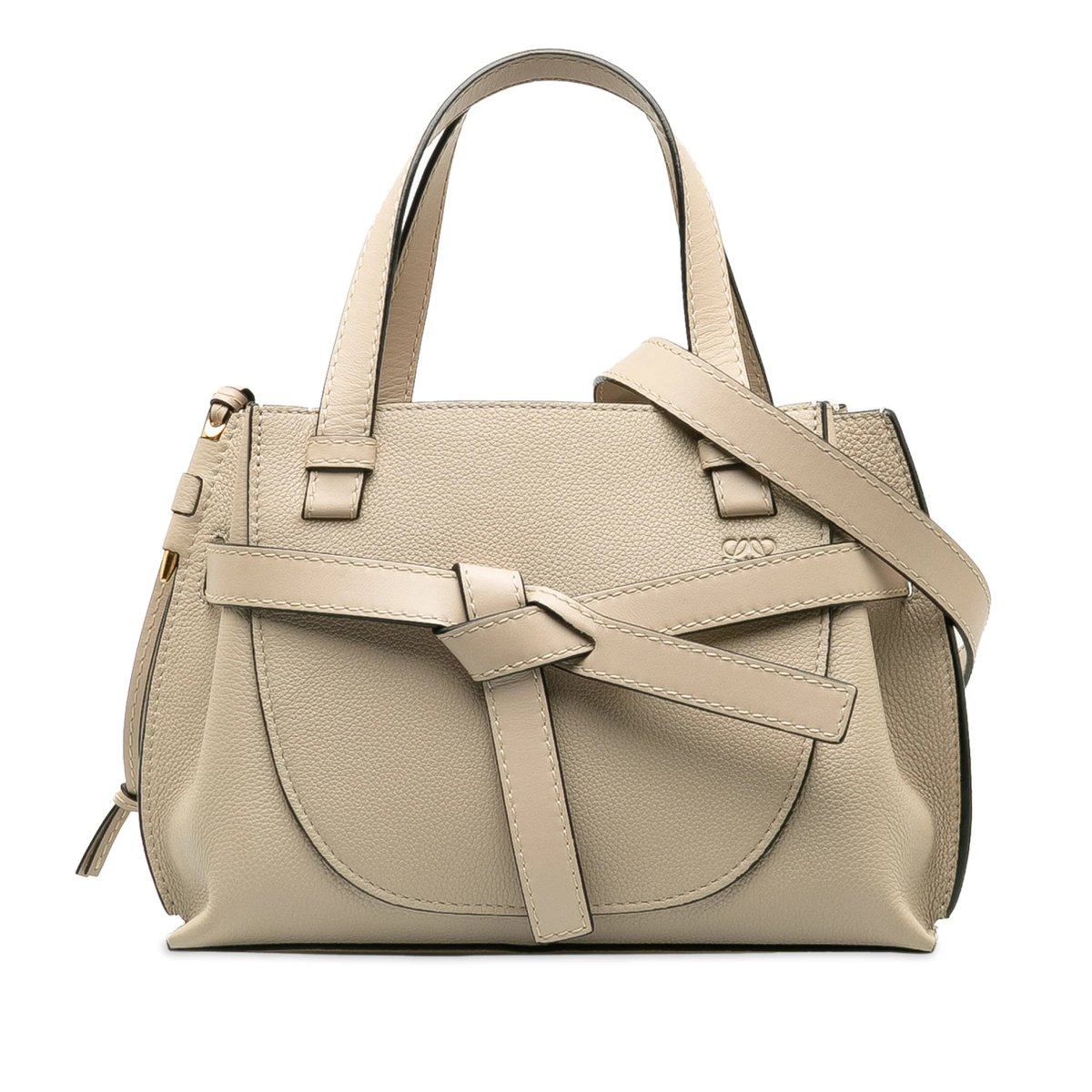 Gate Top Handle leather crossbody bag