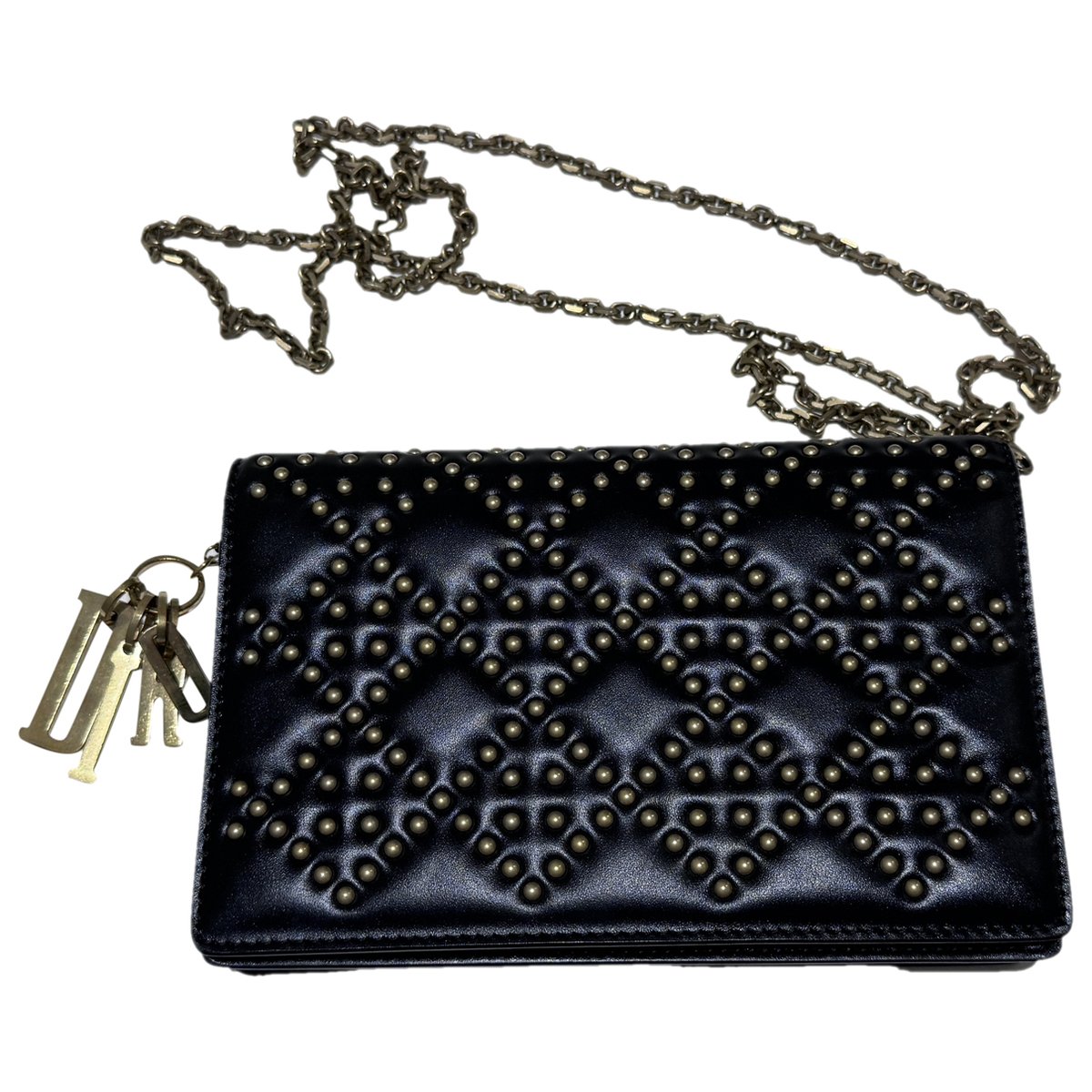 Lady Dior leather crossbody bag