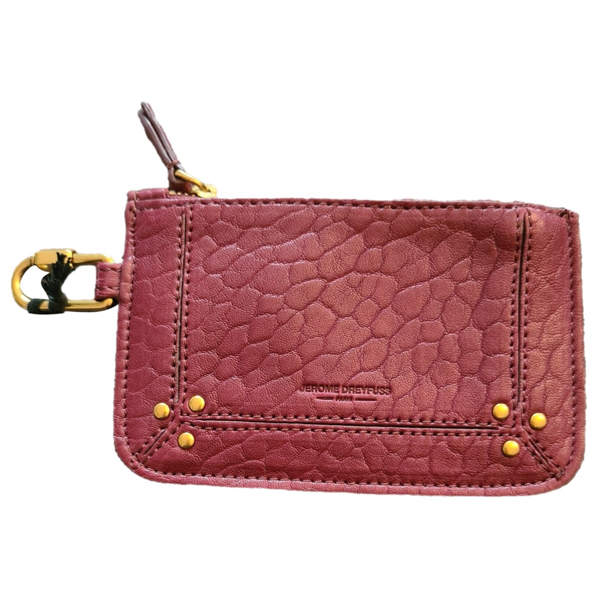 Popoche leather clutch bag