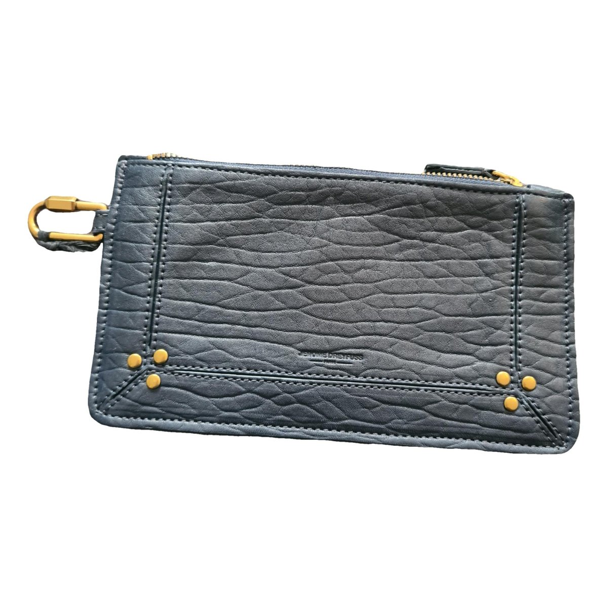 Popoche leather clutch bag