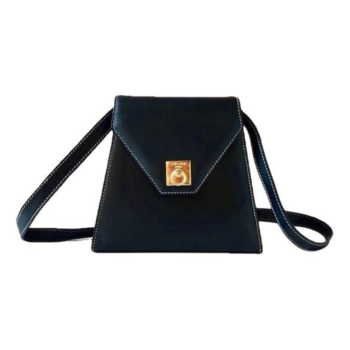 Edge leather crossbody bag