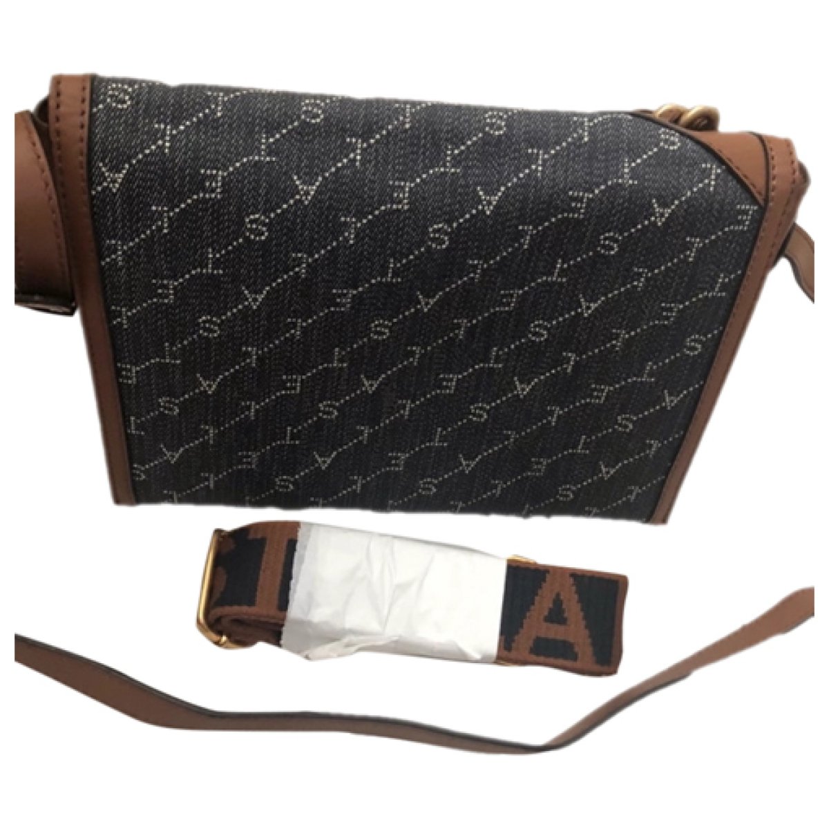Stella Popper leather crossbody bag