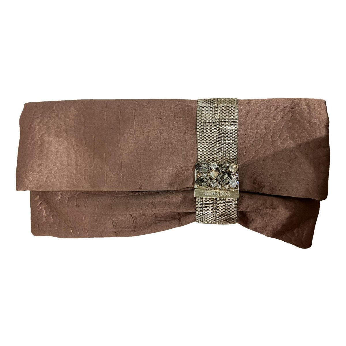 Chandra leather clutch bag