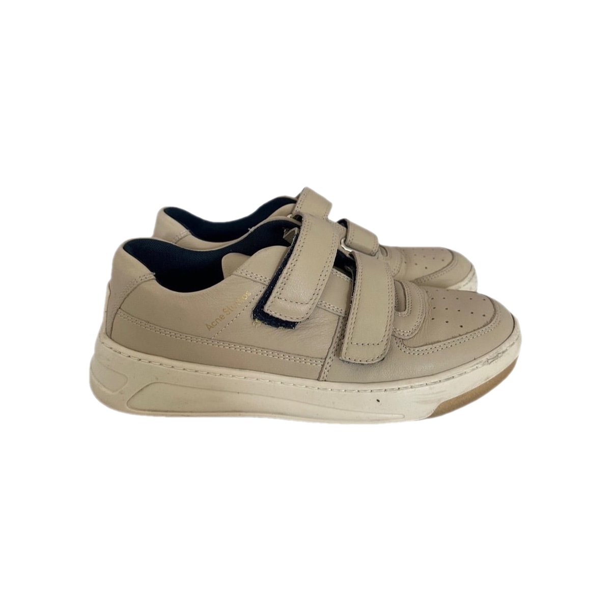 Steffey leather trainers