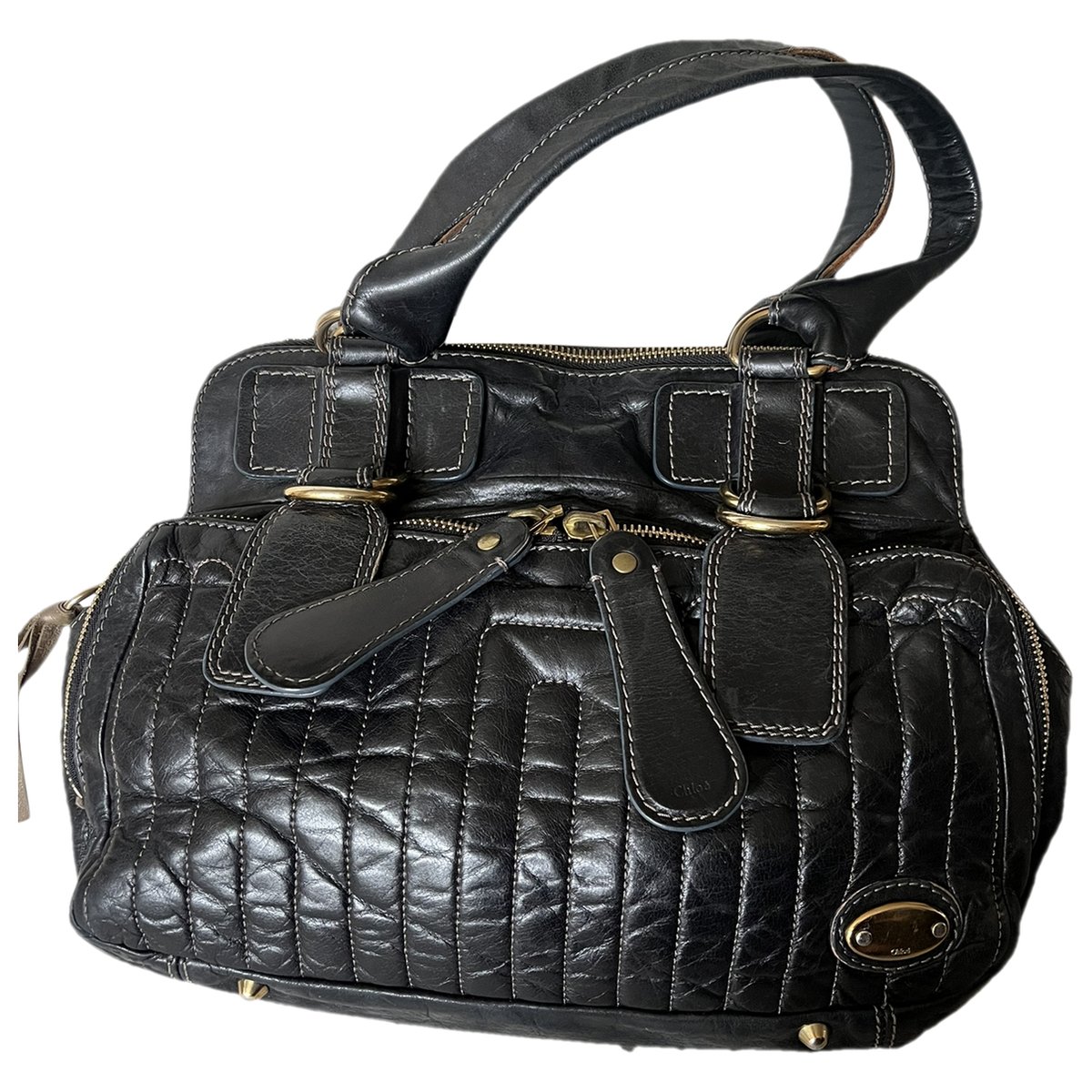 Bay leather handbag